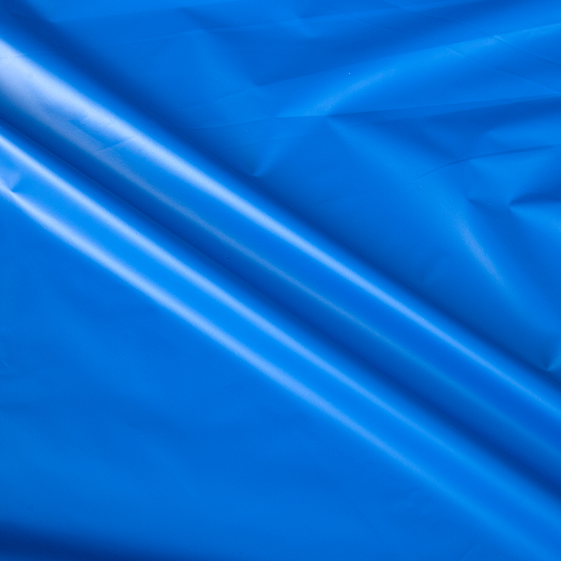 Íseal breathable 2 Sraith 100% Scannán TPU Blackout le haghaidh Cuirtín Dark Blue + Scannán Dubh Dubh Blackout