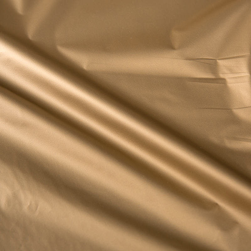 Íseal breathable 2 Sraith 100% Scannán TPU Blackout Do Chuirtín Dark Brown + Scannán Mascála Dubh